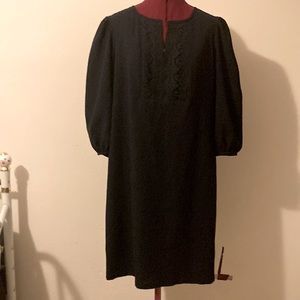 Joseph Ribkoff Size 16 navy blue long sleeves dress with lining Made in Bulgaria